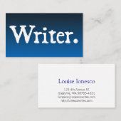 Verfasser Visitenkarte (Vorne/Hinten)