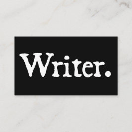 Verfasser Visitenkarte