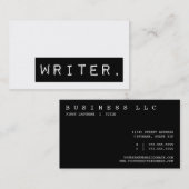 Verfasser Visitenkarte (Vorne/Hinten)