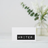 Verfasser Visitenkarte (Stehend Vorderseite)