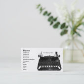 Verfasser-Visitenkarte Visitenkarte (Stehend Vorderseite)