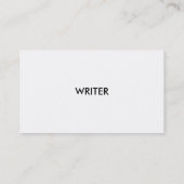 Verfasser-Visitenkarte Visitenkarte (Rückseite)