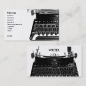 VERFASSER-VISITENKARTE VISITENKARTE (Vorne/Hinten)