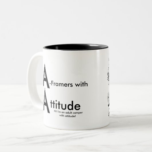 Verfasser Zweifarbige Tasse (Vorderseite Links)