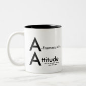 Verfasser Zweifarbige Tasse (Links)