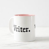 Verfasser Zweifarbige Tasse (Vorderseite Links)