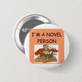 Verfasserleserwitz Button (Vorne & Hinten)