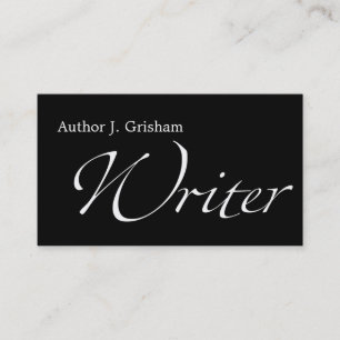 Verfasserswash-Text Visitenkarte