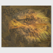Verfassung American Bald Eagle Geschenkpapier (Flach)