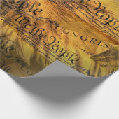 Verfassung American Bald Eagle Geschenkpapier (Ecke)