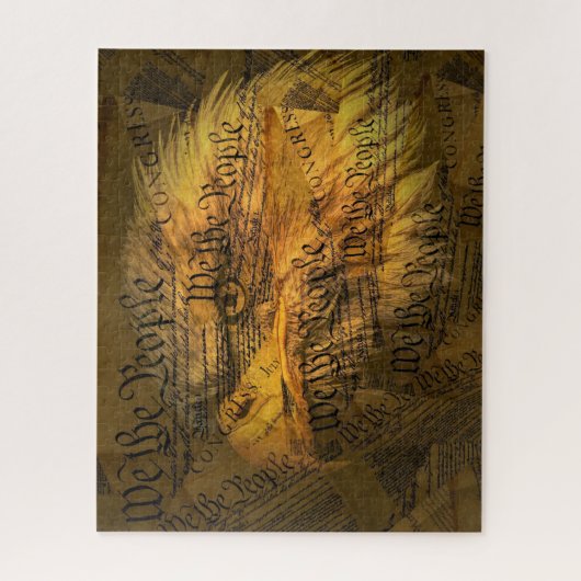 Verfassung American Bald Eagle Puzzle (Vertikal)