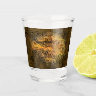 Verfassung American Bald Eagle Schnapsglas