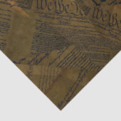 Verfassung American Bald Eagle Seidenpapier (Detail)