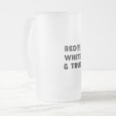 Verfassung Cuppa Mattglas Bierglas (Vorderseite Links)