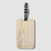 Verfassung der Staaten, Wir, das Volk Gepäckanhänger (Vorderseite Vertikal)