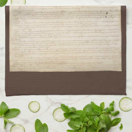 Verfassung der Staaten, Wir, das Volk Geschirrtuch (Gefaltet)