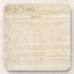 Verfassung der Staaten, Wir, das Volk Getränkeuntersetzer
