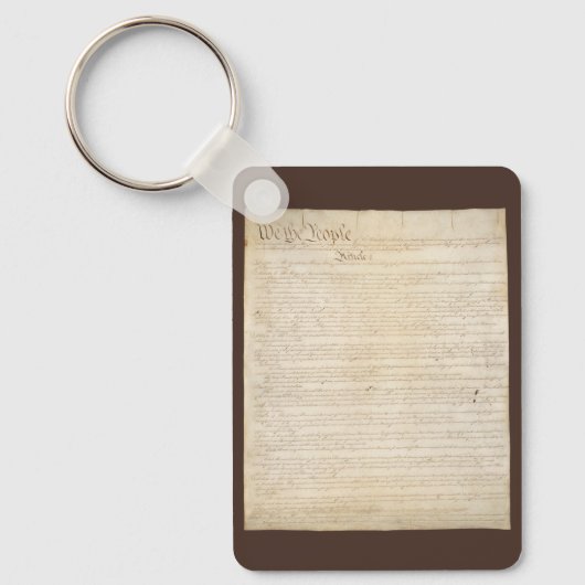 Verfassung der Staaten, Wir, das Volk Schlüsselanhänger (Vorderseite)