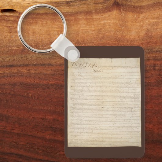 Verfassung der Staaten, Wir, das Volk Schlüsselanhänger (Vorderseite)