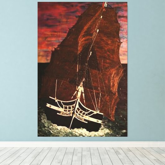 VERFASSUNG DER USS LEINWANDDRUCK (Insitu (Holzboden))