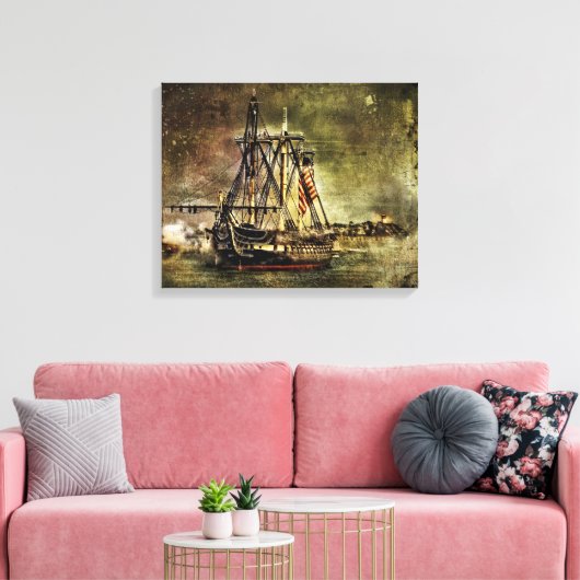 VERFASSUNG DER USS LEINWANDDRUCK (Insitu (Wohnzimmer))