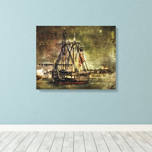 VERFASSUNG DER USS LEINWANDDRUCK (Insitu (Holzboden))