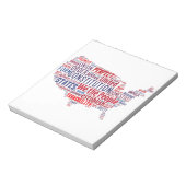 Verfassung der Vereinigten Staaten in Form der USA Notizblock (Rotiert)
