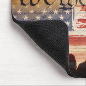 Verfassung der Vereinten Staaten mit Feuerwerken u Mousepad (Ecke)