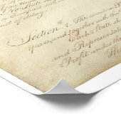 Verfassung der Vereinten Staaten_Pg 2 von 4 Poster (Ecke)