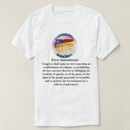 Verfassung Erste Änderung...... Der Kongress T-Shirt (Design vorne)
