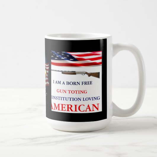 VERFASSUNG LIEBT AMERIKANER KAFFEETASSE (Rechts)