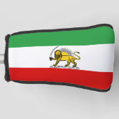 Verfassung: Monarchie der iranischen Flagge (1907- Golf Headcover (Vorderseite)