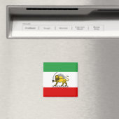 Verfassung: Monarchie der iranischen Flagge (1907- Magnet (In Situ (Geschirrspüler))