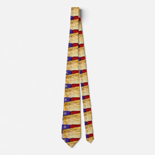 Verfassung Neck Tie Krawatte (Vorderseite)