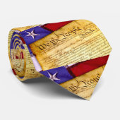 Verfassung Neck Tie Krawatte (Gerollt)