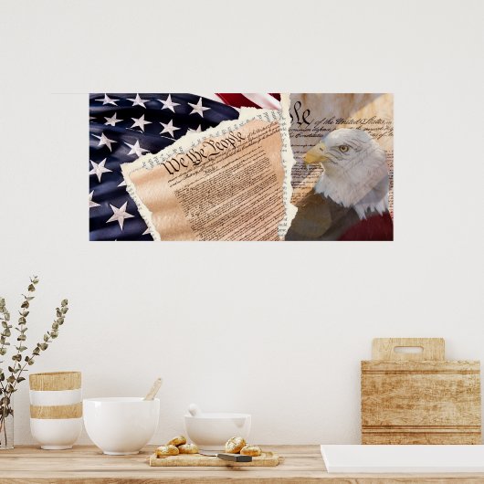 Verfassung-Poster Poster (Küche)