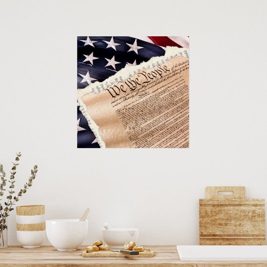 Verfassung-Poster Poster (Küche)