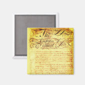 Verfassung von Vermont (1777) Magnet (Vorderseite/Rückseite)