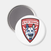 Verfassung-Watchdog Magnet (Vorderseite/Rückseite)
