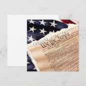 Verfassungskarte Feiertagskarte (Vorne/Hinten)