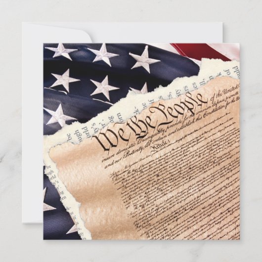 Verfassungskarte Feiertagskarte (Vorderseite)