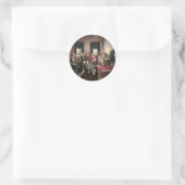 Verfassungskonvention Runder Aufkleber (Tasche)