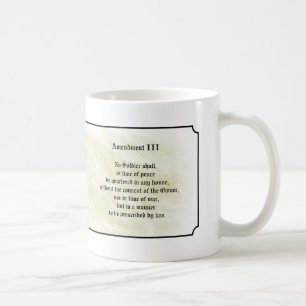 Verfassungsurkunde - dritte Änderung Kaffeetasse