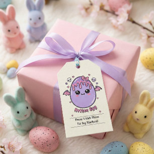 Verfaultes Ei Pastell Goth Ostern Rosa Lavendel Geschenkanhänger