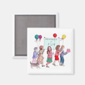 Verfechter des Vergnügens Magnet (Vorderseite/Rückseite)