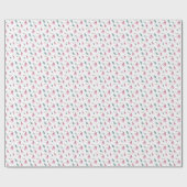 Verfeinerte Eleganz Blumen Geschenkpapier (Flach)