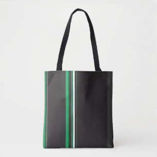 Verfeinerte grüne moderne klassische Linien Tasche