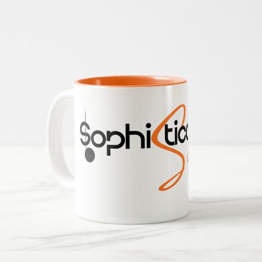 Verfeinerte Seele Zweifarbige Tasse (Vorderseite Links)