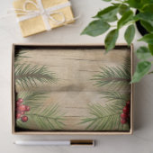 Verfeinerte Weihnachtsglocken rustikales Decoupage Seidenpapier (Geschenk)