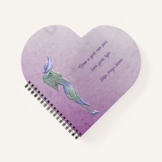 Verfeinertes ruhiges Spiralnotizbuch Notizblock